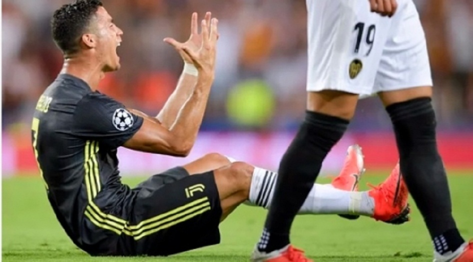 اليويفا يعلن عن مدة عقوبة كريستيانو رونالدو