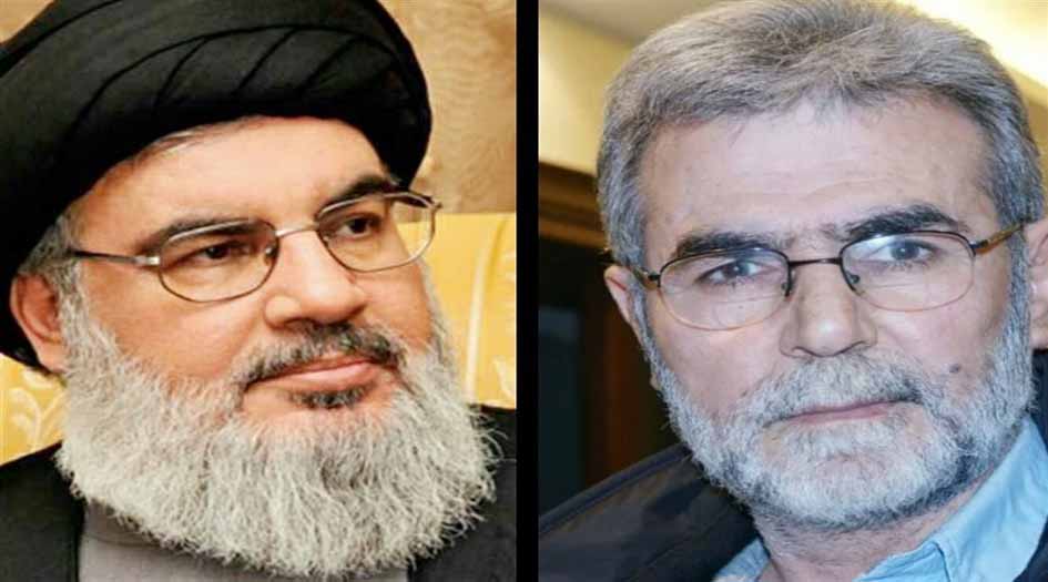 السيد نصرالله يهنئ زياد نخالة بانتخابه أمينا عاما لحركة الجهاد الاسلامي