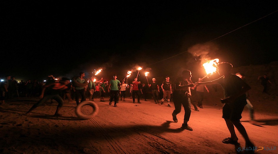 فلسطين ...وحدة الارباك الليلي هددت كيان الاحتلال بالاجتياح للحدود 