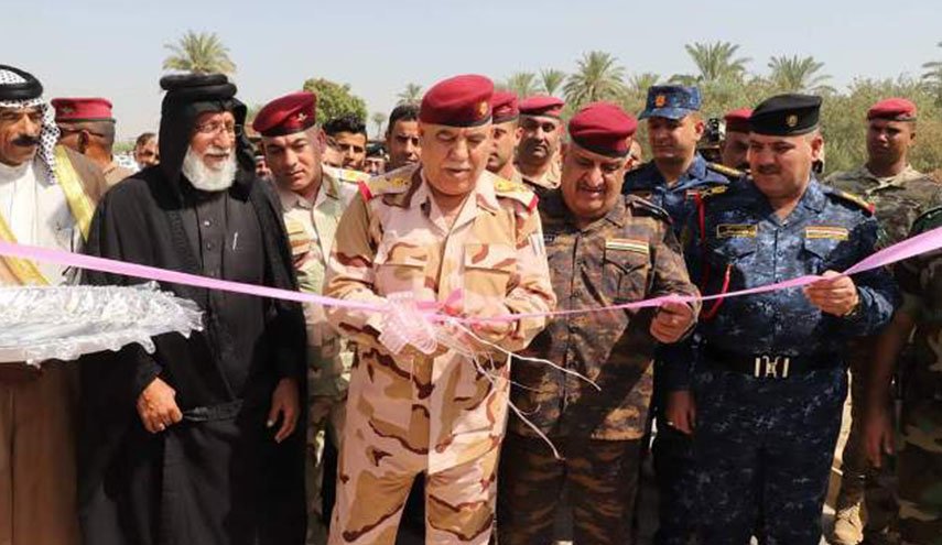 إعادة افتتاح جسر جنوبي العاصمة العراقية بغداد