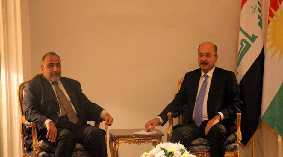 العراق.. رئيس الجمهورية ورئيس الوزراء في مركب واحد (صور)