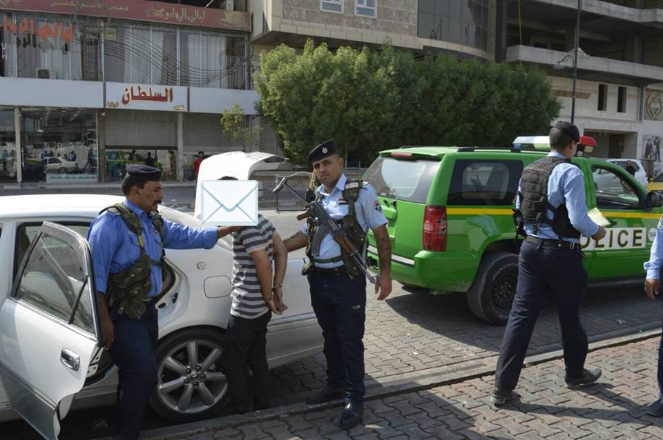 بالصور.. المرور العراقي يضبط أغرب مخالفة مرورية !! 