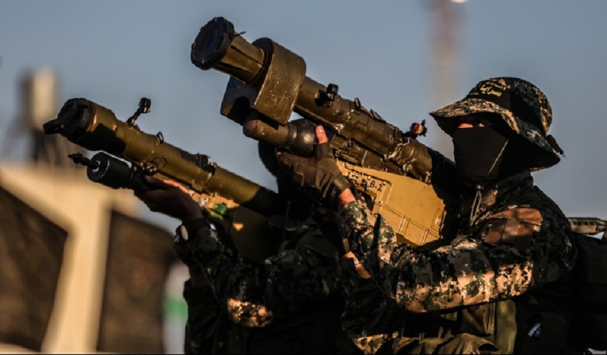 سرايا القدس تستعرض أسلحتها بغزة والناطق باسمها يؤكد سلاحنا مقدس