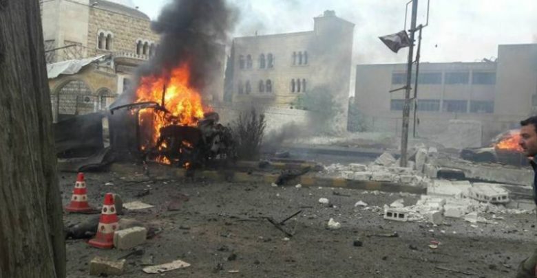  ارتفاع عدد ضحايا تفجير شرقي مدينة أعزاز السورية 