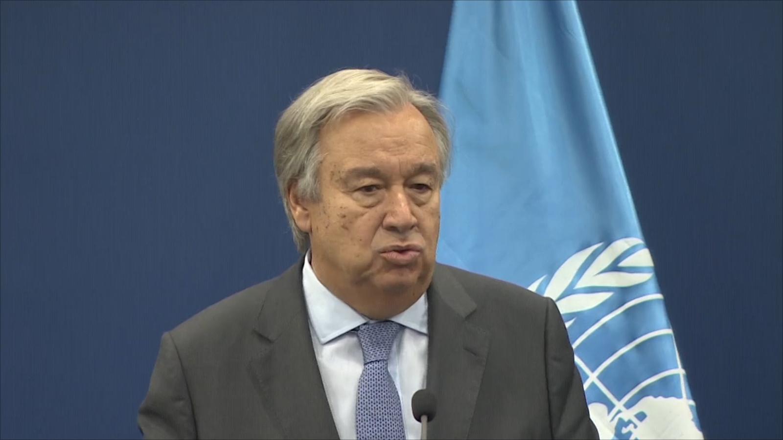 غوتيريش يبدي انزعاجه بمقتل خاشقجي