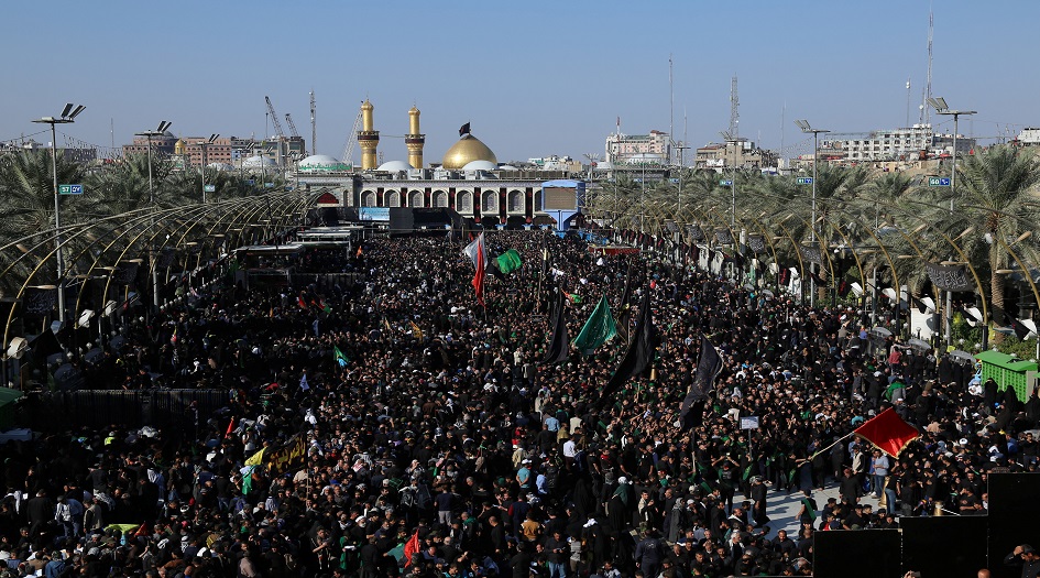  15 مليون زائر في كربلاء لاحياء أربعينية الامام الحسين (ع) 