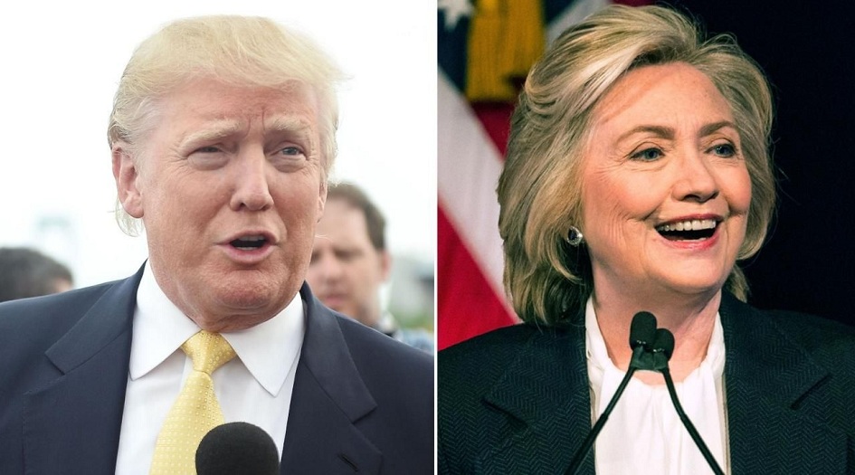  ترامب يأمل بمنافسة كلينتون في انتخابات الرئاسة 2020