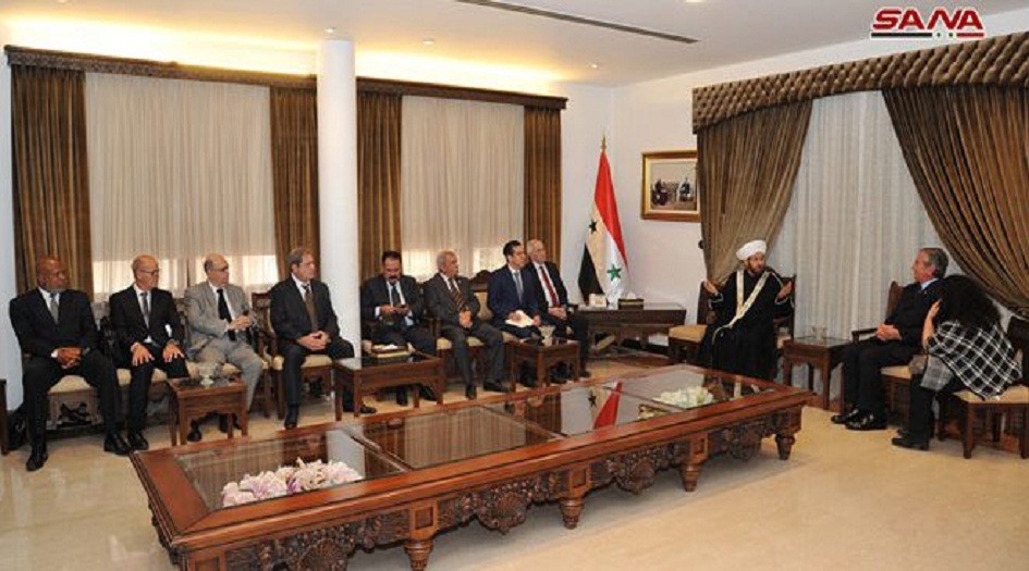 المفتي حسون: الإرهاب الذي يستهدف سوريا يشكل تهديداً للعالم أجمع 