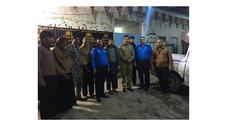 شرطة كربلاء تجسد موقفاً انسانياً مع باكستانية توفيت اثناء الاربعينية