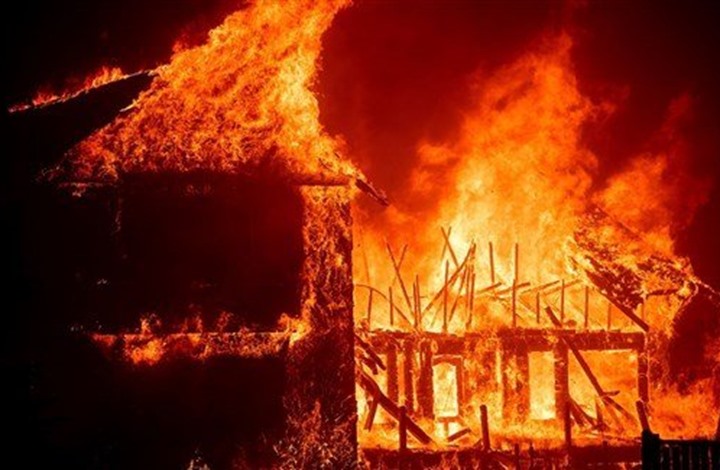 مثلما احرقوا اليمن الله يحرق بلدة في كاليفورنيا