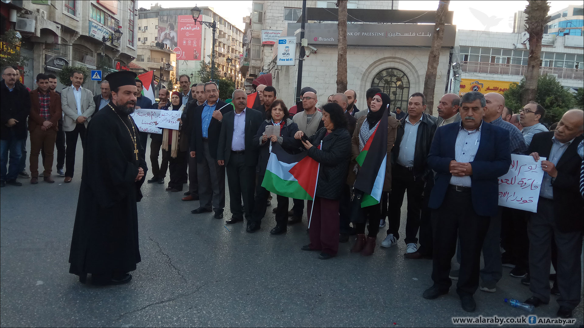 مسيرات في الضفة الغربية تضامنا مع غزة