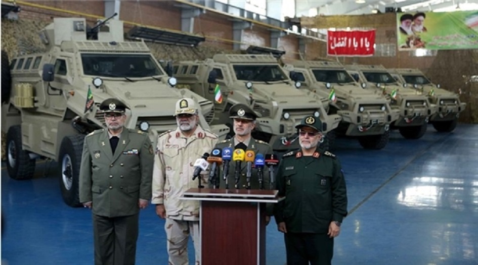 ايران تزيح الستار عن عربة عسكرية مضادة للألغام والكمائن + (شاهد بالصور)