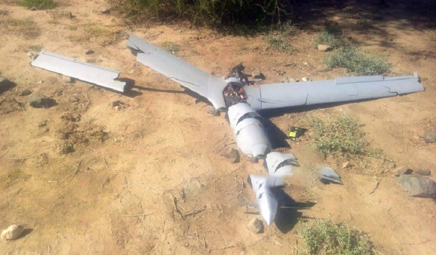اليمن .. إسقاط طائرة تجسسية لقوى العدوان السعودي