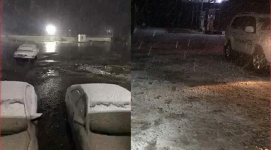 الثلوج تهطل على العراق وتستمر يومين