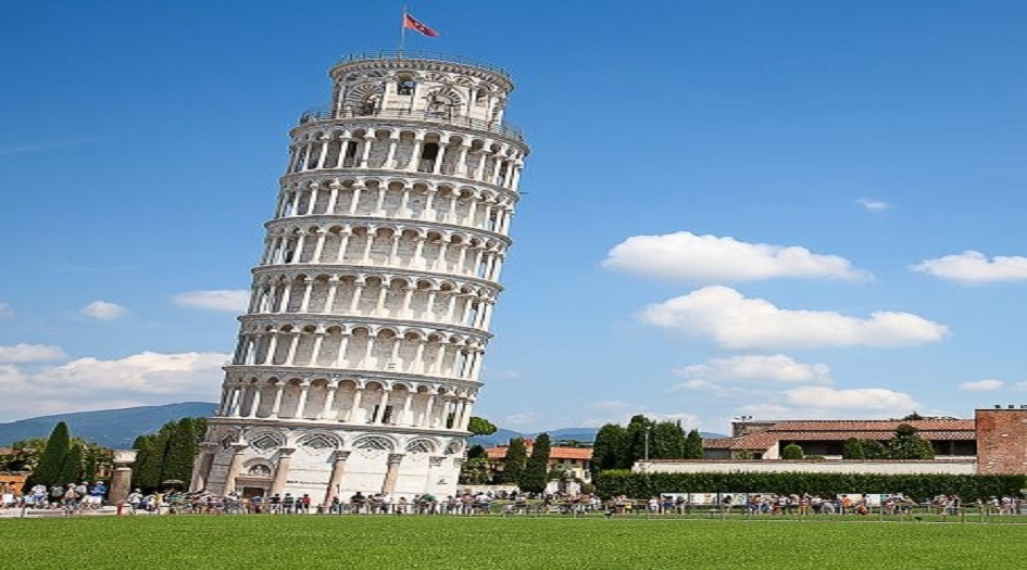  برج بيزا المائل يفاجئ الجميع