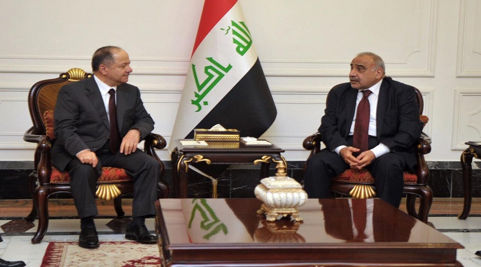  مصدر يكشف عن ابرز ما طالب به البارزاني خلال زيارته الى بغداد