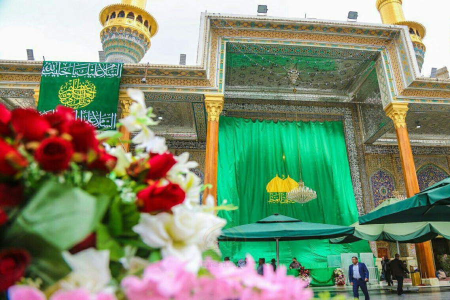 ايوان «باب القبله» حرم كاظمين بازگشايي شد