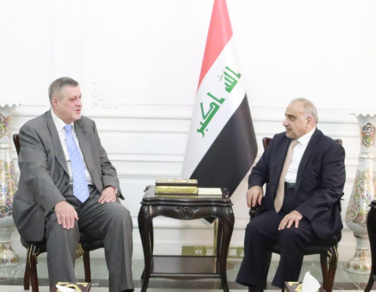 الأمم المتحدة تبلغ عبد المهدي موقفها من إفتتاح الخضراء