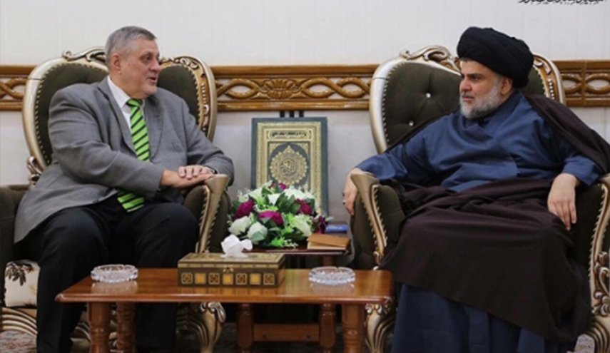 الصدر يبحث مع كوبيتش الأوضاع السياسية في العراق 
