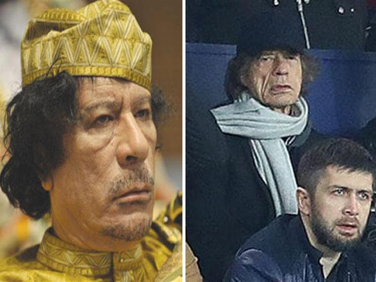شاهد "شبيه القذافي" الذي خطف الأنظار من جميع النجوم