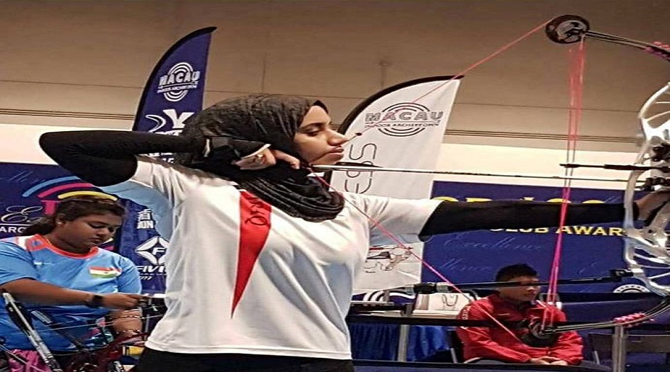 بطلة عراقية تحصد الوسام....؟