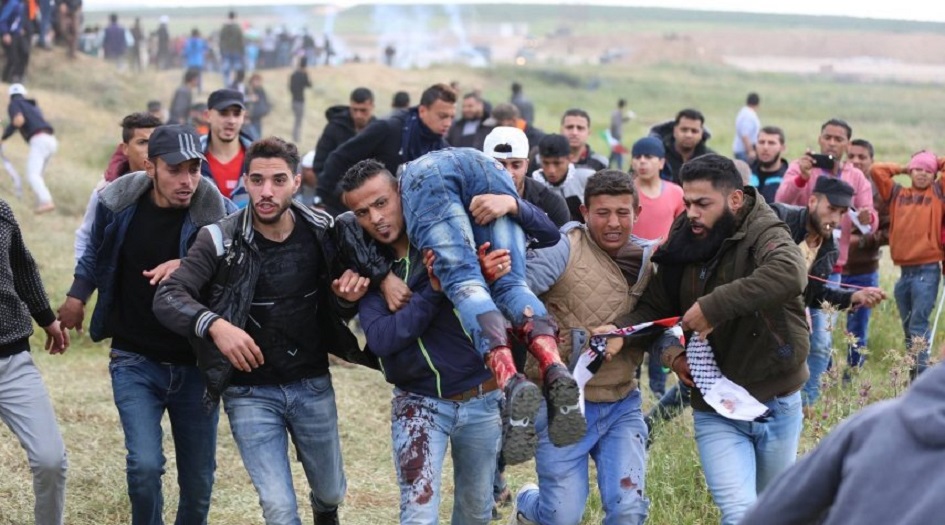 جمعة "انتفاضة الحجارة الكبرى".. 33 إصابة بقمع الاحتلال المتظاهرين شرقي القطاع