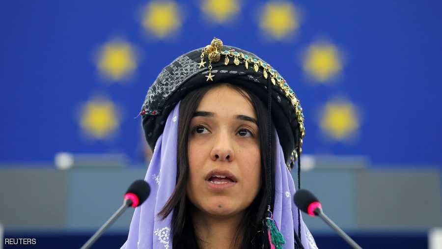 العراقية نادية مراد تتسلم جائزة نوبل للسلام