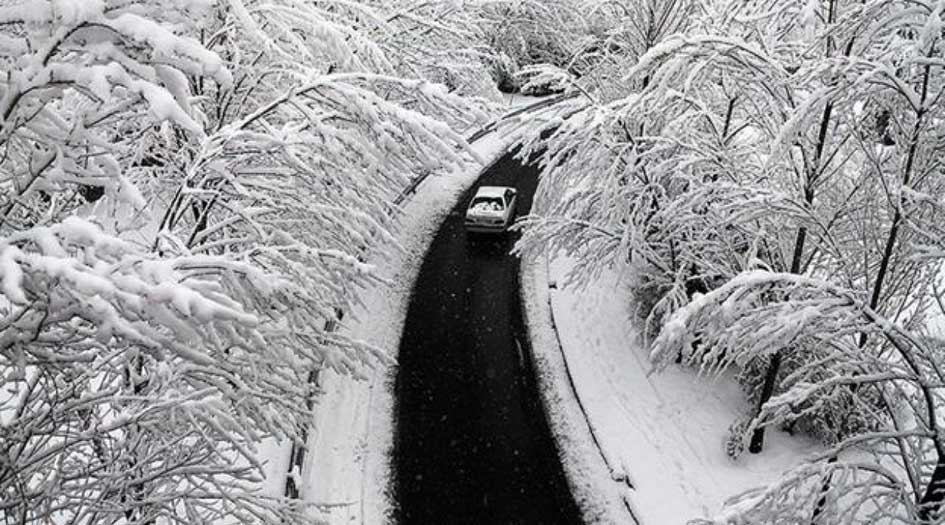 موجة ثلوج تجتاح 8 محافظات ايرانية