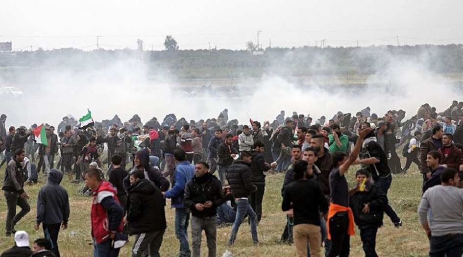 الاحتلال يستهدف مسيرات العودة شرق القطاع