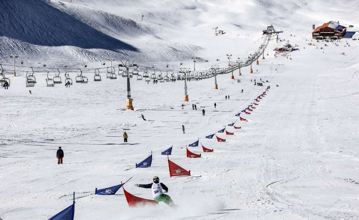 بالصور.. مسابقات التزلج علي الجليد 