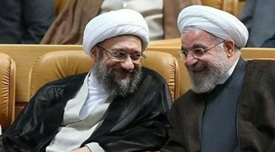 الرئيس روحاني يهنئ آية الله آملي لاريجاني بتعيينه رئيسا لمجمع تشخيص مصلحة النظام