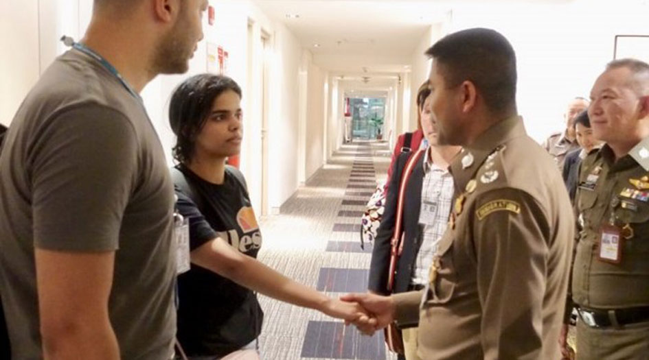 أول تعليق رسمي من السعودية على أزمة "فتاة تايلاند"