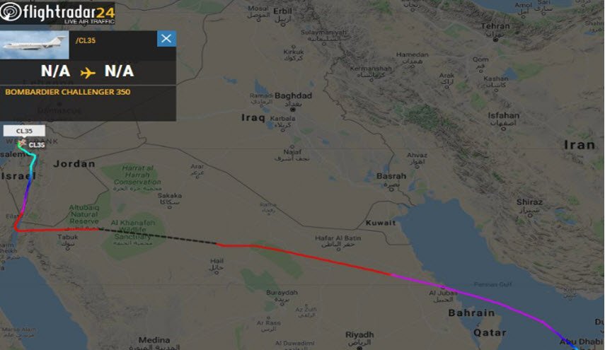 رحلة من أبوظبي إلى "إسرائيل" عبر أجواء السعودية
