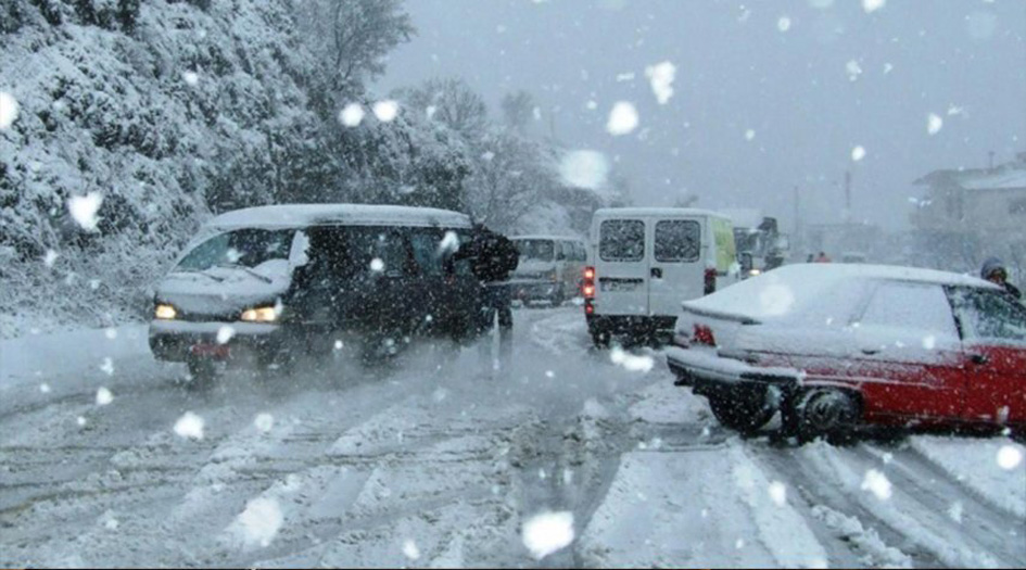عاصفة ثلجية عنيفة تضرب سوريا