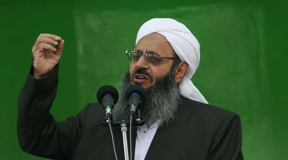 مولوي عبدالحميد يدين الاعتداء الارهابي الذي استهدف حافلة الحرس الثوري