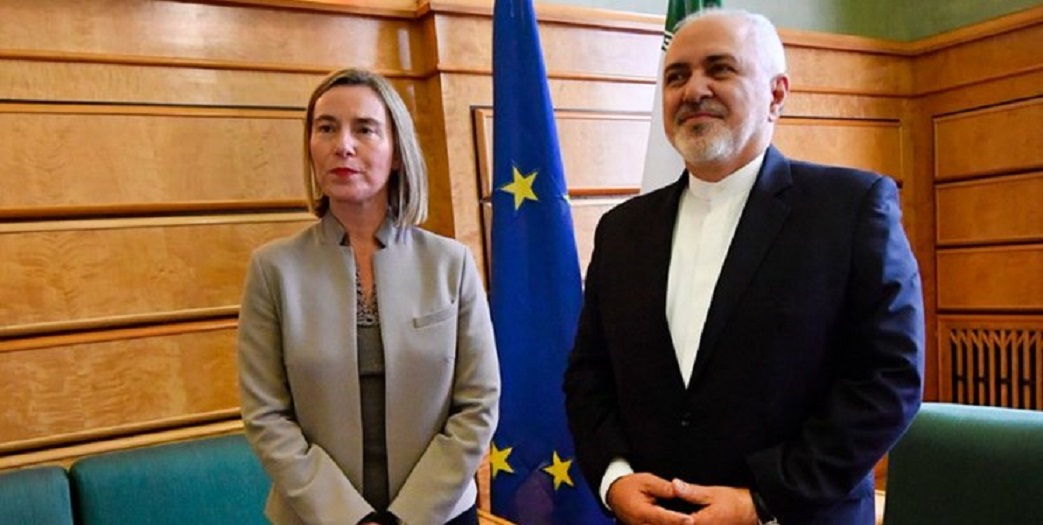 وزير الخارجية الإيراني يلتقي موغيريني في ميونخ 