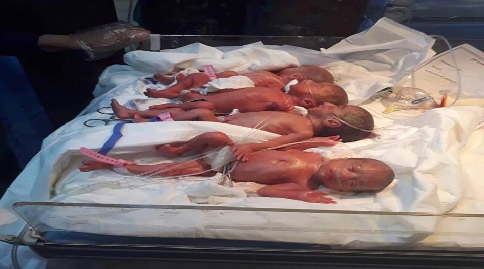 وفاة التوائم السبعة الذين ولدوا في محافظة ديالى العراقية