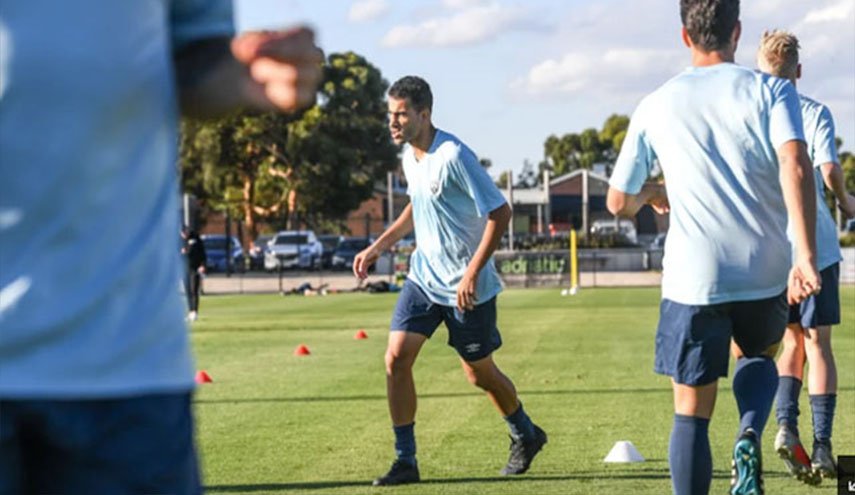 العريبي يشيد ويشكر مدربه وزملاءه في نادي باسكو فايل