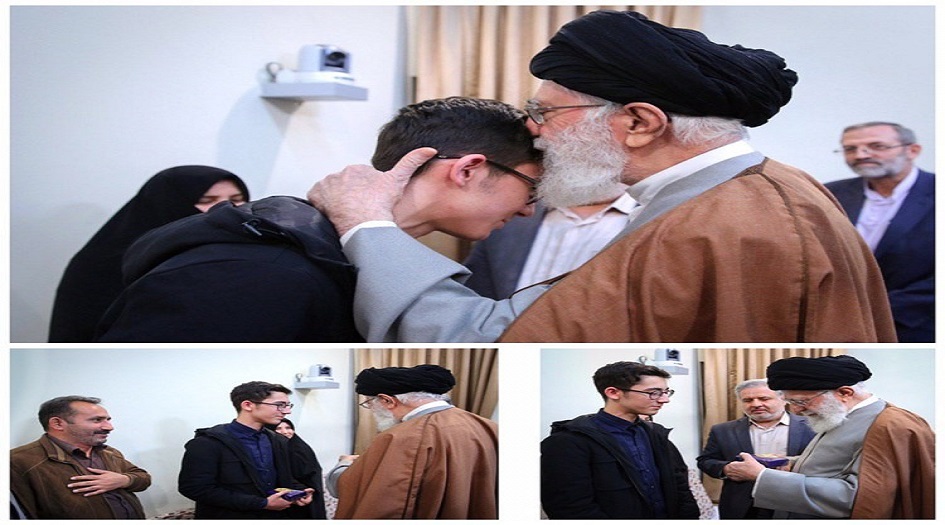 الامام الخامنئي يستقبل لاعبا امتنع عن لقاء لاعب صهيوني