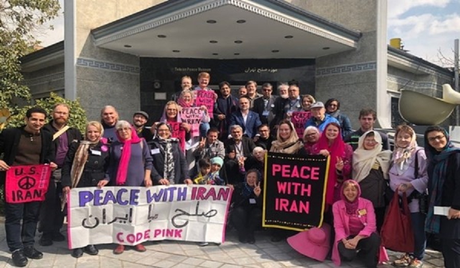 وفد السلام الاميركي يعتذر  من ايران بشأن الحظر المفروض