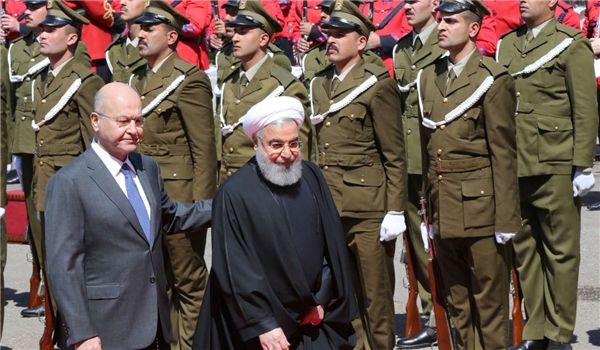 برلماني عراقي: زيارة الرئيس الايراني الى العراق أغاظت الصهاينة والأميركان