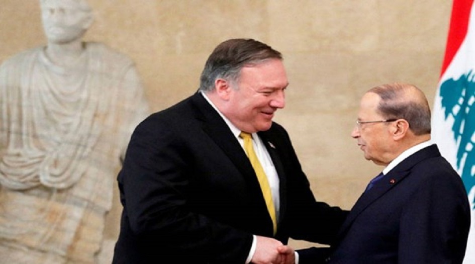 الرئيس اللبناني لبومبيو: حزب الله حزب لبناني ذو قاعدة شعبية