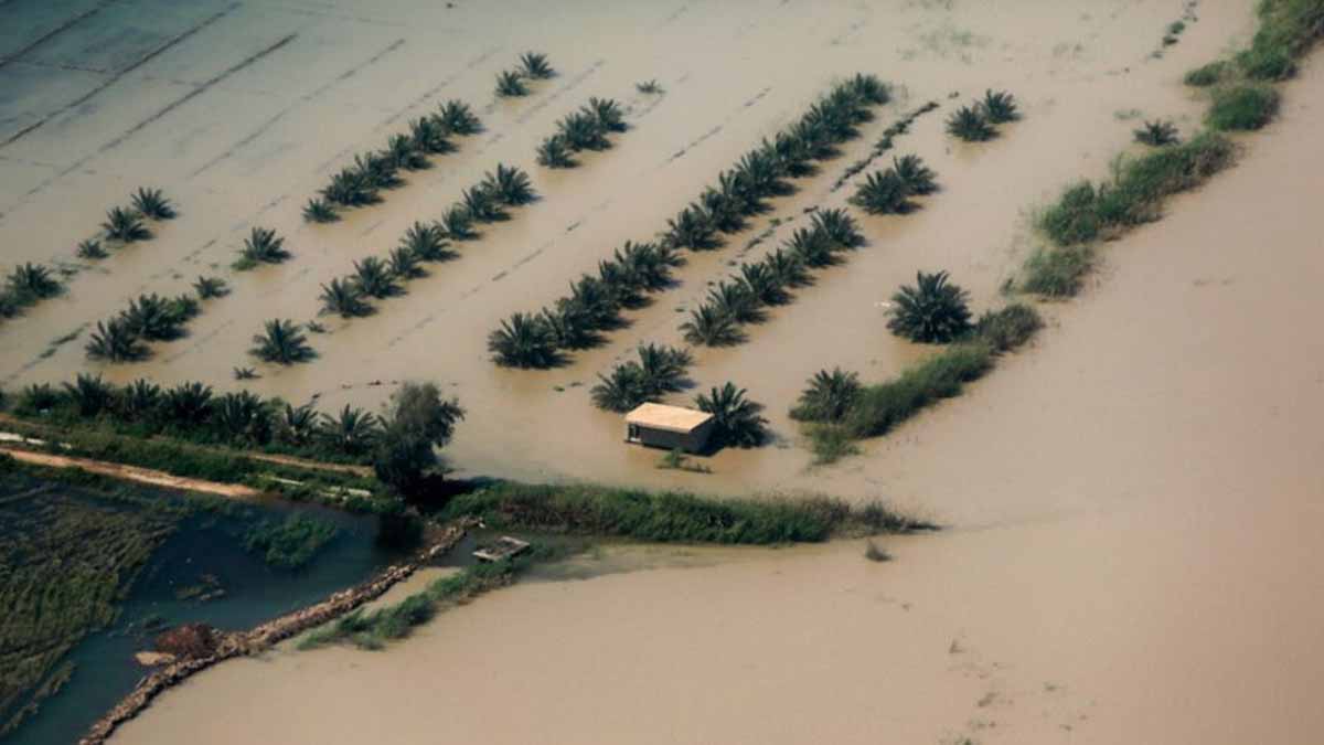 السيول تثير قلق الاهالي في بعقوبة