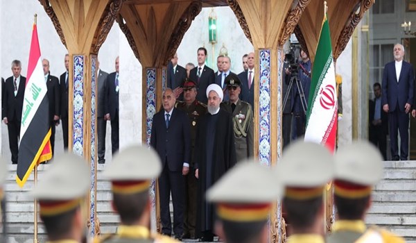 الرئيس روحاني يستقبل عادل عبد المهدي 