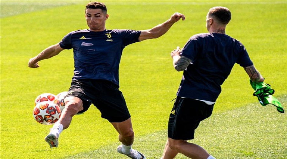 كريستيانو على رأس قائمة يوفنتوس لمواجهة أياكس بدوري الابطال