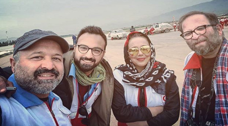 بالصور.. الفنانون الإيرانيون يتضامنون مع المدن المنكوبة في السيول