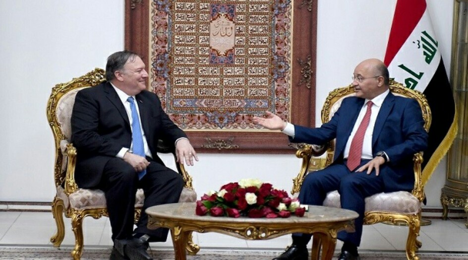 عصائب أهل الحق تعلق على زيارة بومبيو الأخيرة إلى بغداد