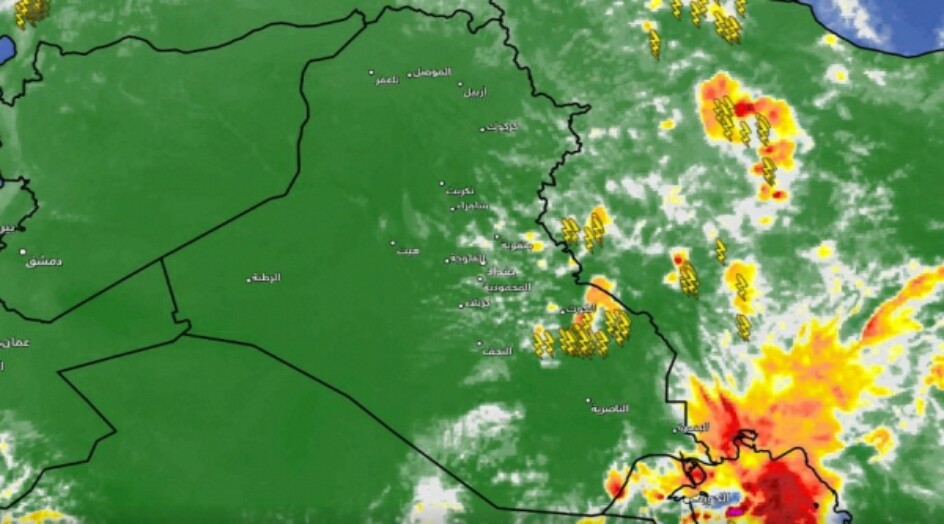 العراق: تحذير من امطار غزيرة ورياح شديدة الليلة