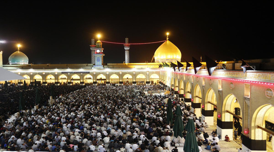 بالصور...توافد الزاور الى النجف الاشرف لاقامة العزاء في ذكرى استشهاد امير المؤمنين (ع)