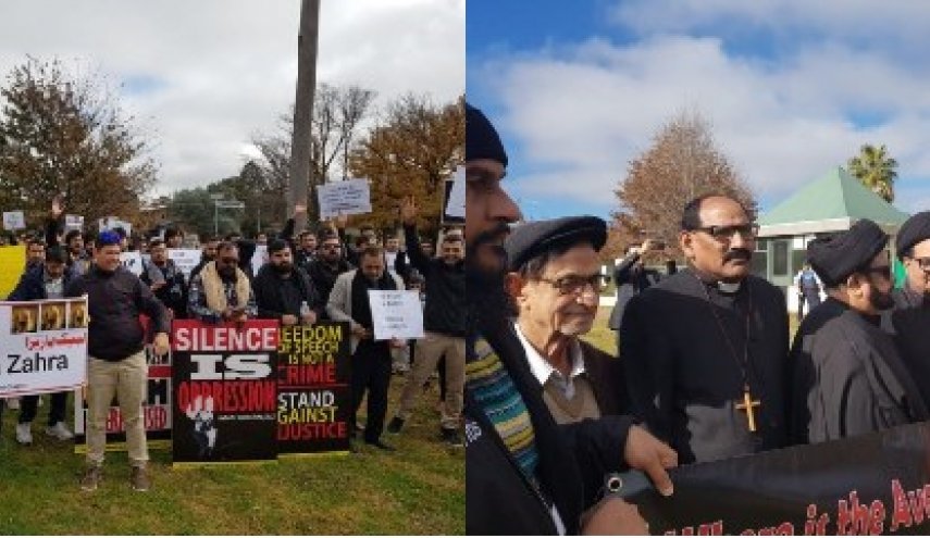 تظاهرات في أستراليا تنديداً بجرائم آل سعود في البقيع